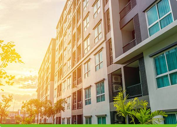 high rise apartment building